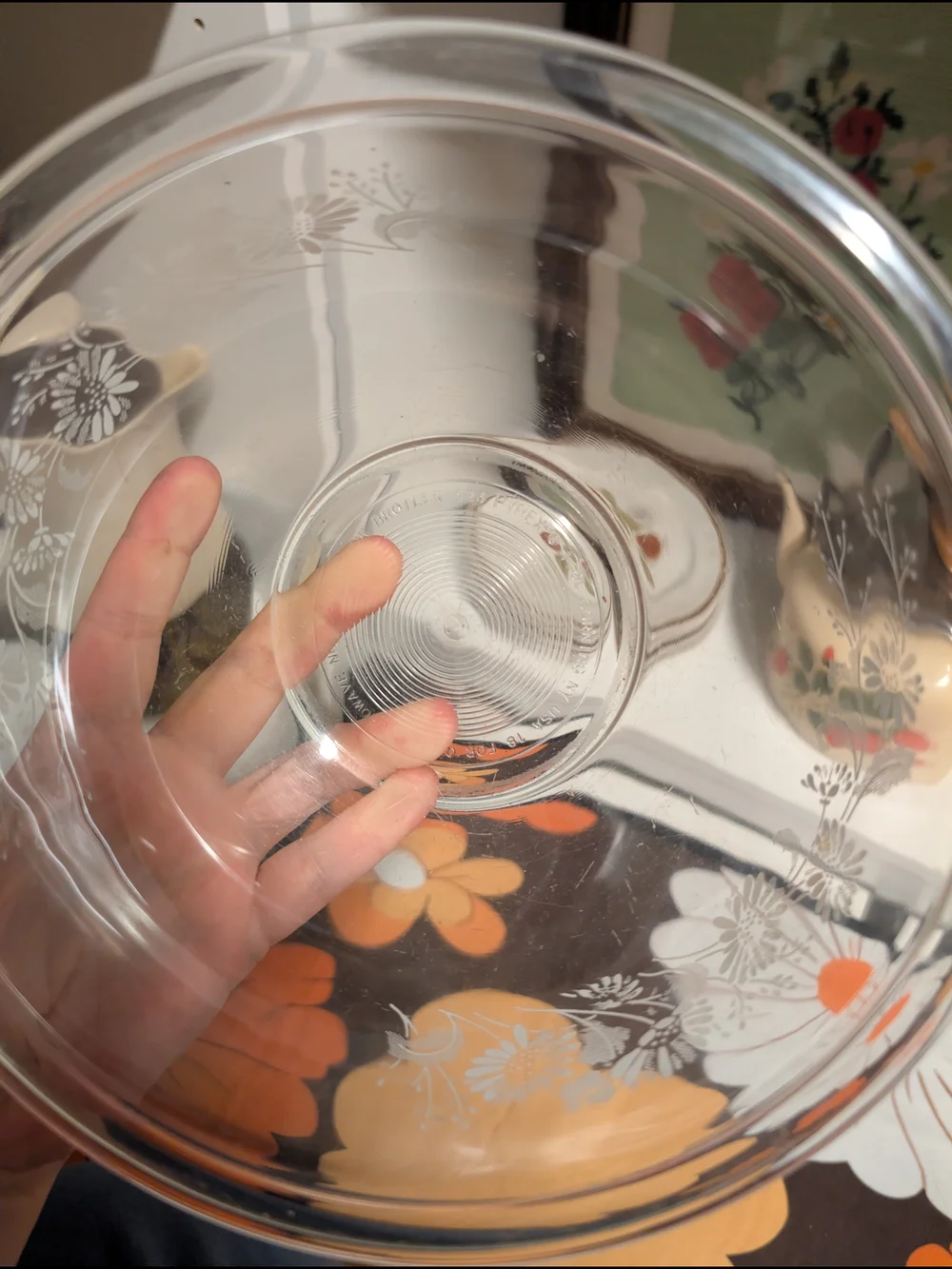 Pyrex clear glass